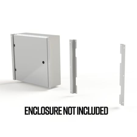 Saginaw Control & Engineering Frame, 1.08 in L x 19.85 in H x 2.43 in W, Steel SCE-ELFM20H